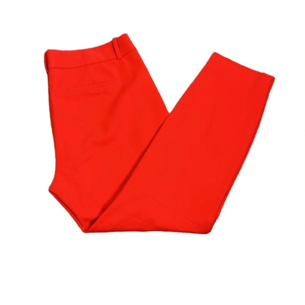 J crew stretch Minnie red pants size 12 holday  Valentine's  Christmas